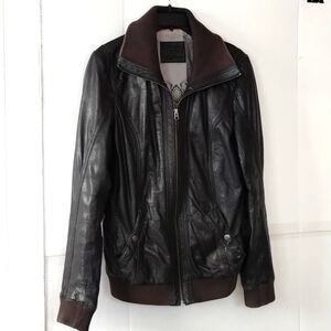 Mustang True Denim Jacket black SZ large Y2K 90's classic Americana